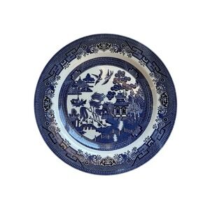 1 - Churchill Blue Willow 10" Dinner Plates